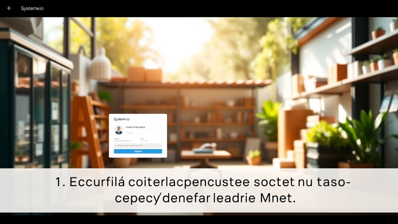 1. Acceder al panel de control de Systeme.io