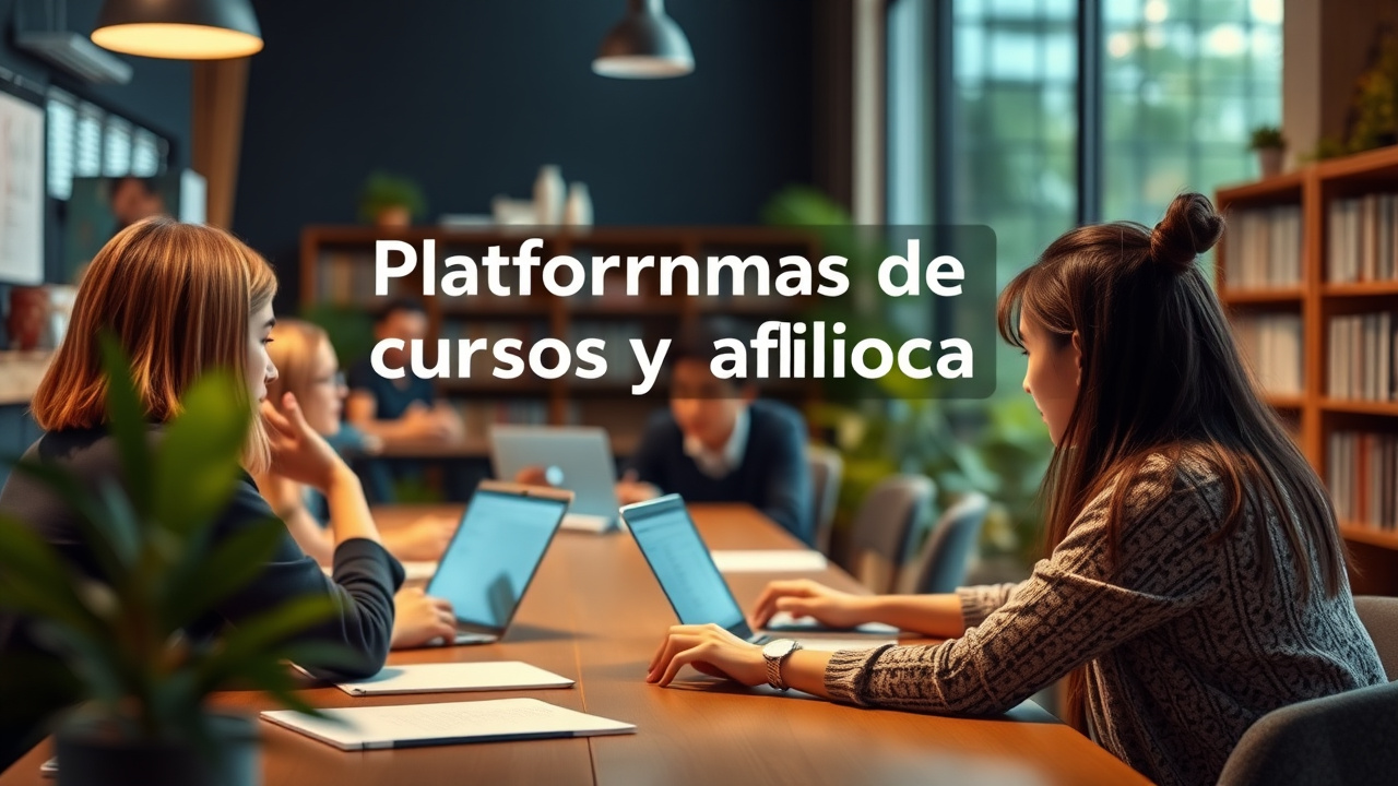 Plataformas de cursos online y afiliación